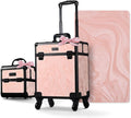 BYOOTIQUE 2-Piece Makeup Train Case Cosmetic Organizer Kit CB Dusk Artists