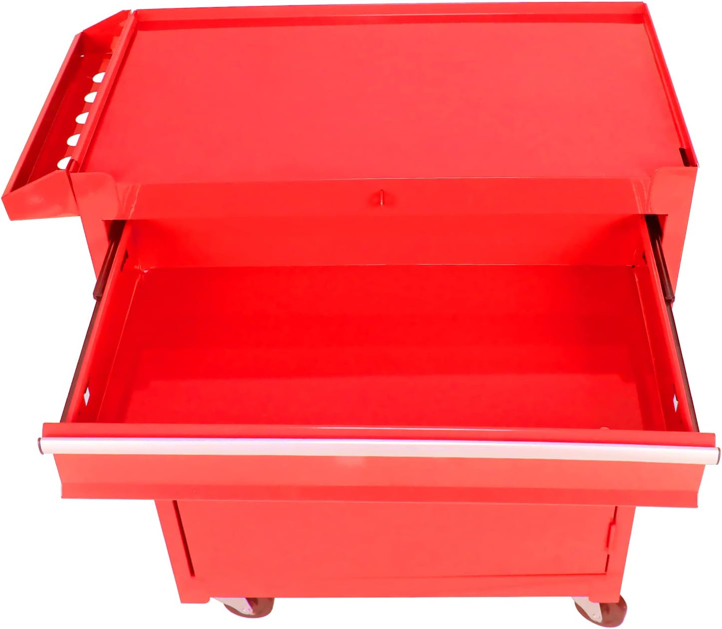 5-Drawer Rolling Tool Chest with Wheels,Tool Cabinet on Wheels with Keyed,Multifunctional Tool Cart on Wheels,Tool Storage Organizer Cabinets for Garage,Warehouse, Repair Shop (Red)