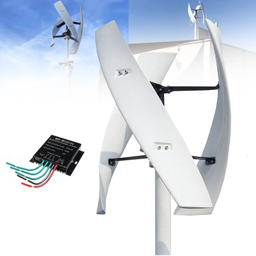 Vertical Axis Wind Turbine Generator 3000W/6000W/9000W/12000W/15000W, 220V 12V 24V 48V Magnetic Levitation Wind Turbine with MPPT Controller for Home Street Lighting 12000W-48V