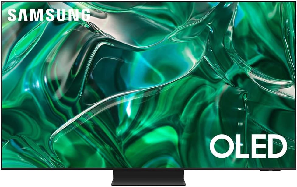 SAMSUNG QN55S95CAFXZA 55 inch HDR Quantum Dot OLED Smart TV 2023 (Renewed) Bundle with 2 YR CPS Enhanced Protection Pack