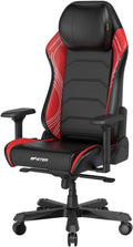 DXRacer Master XL Video Gaming Chairs for Adults, Ergonomic Reclining Computer Gaming Chair, Racing Style Height Adjustable (EPU Leatherette, Black Red Line)
