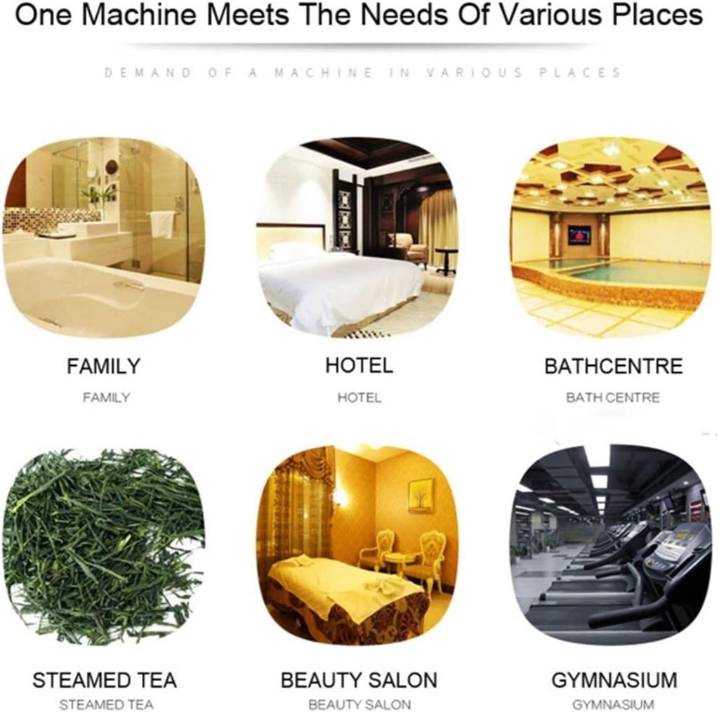 Steam Shower Generator Kit 6KW Home Use Steam Machine Steam Generator Sauna Dry Stream Furnace Wet Steam Steamer Digital Controller Detox