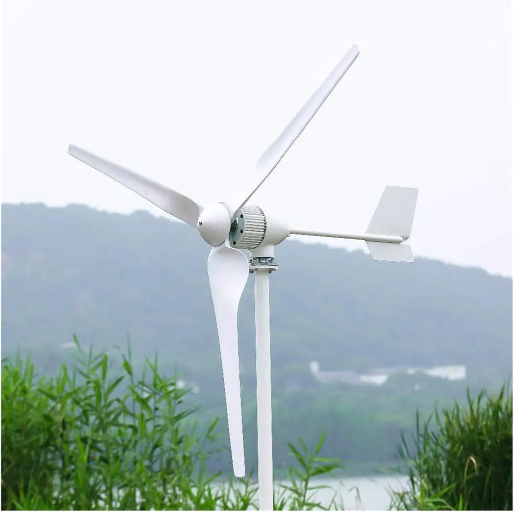 Wind Turbines, Low Speed Start Wind Turbine Generator 3000W 12V 24V 48V Free Alternative Energy Windmill 3 Blades(12V)