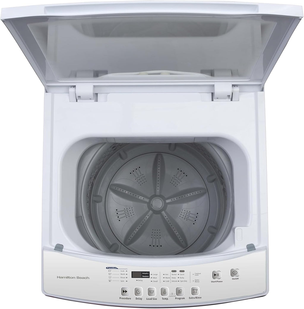 HAMILTON BEACH RPW302 Portable Washing Machine, 3.0 cu ft, White