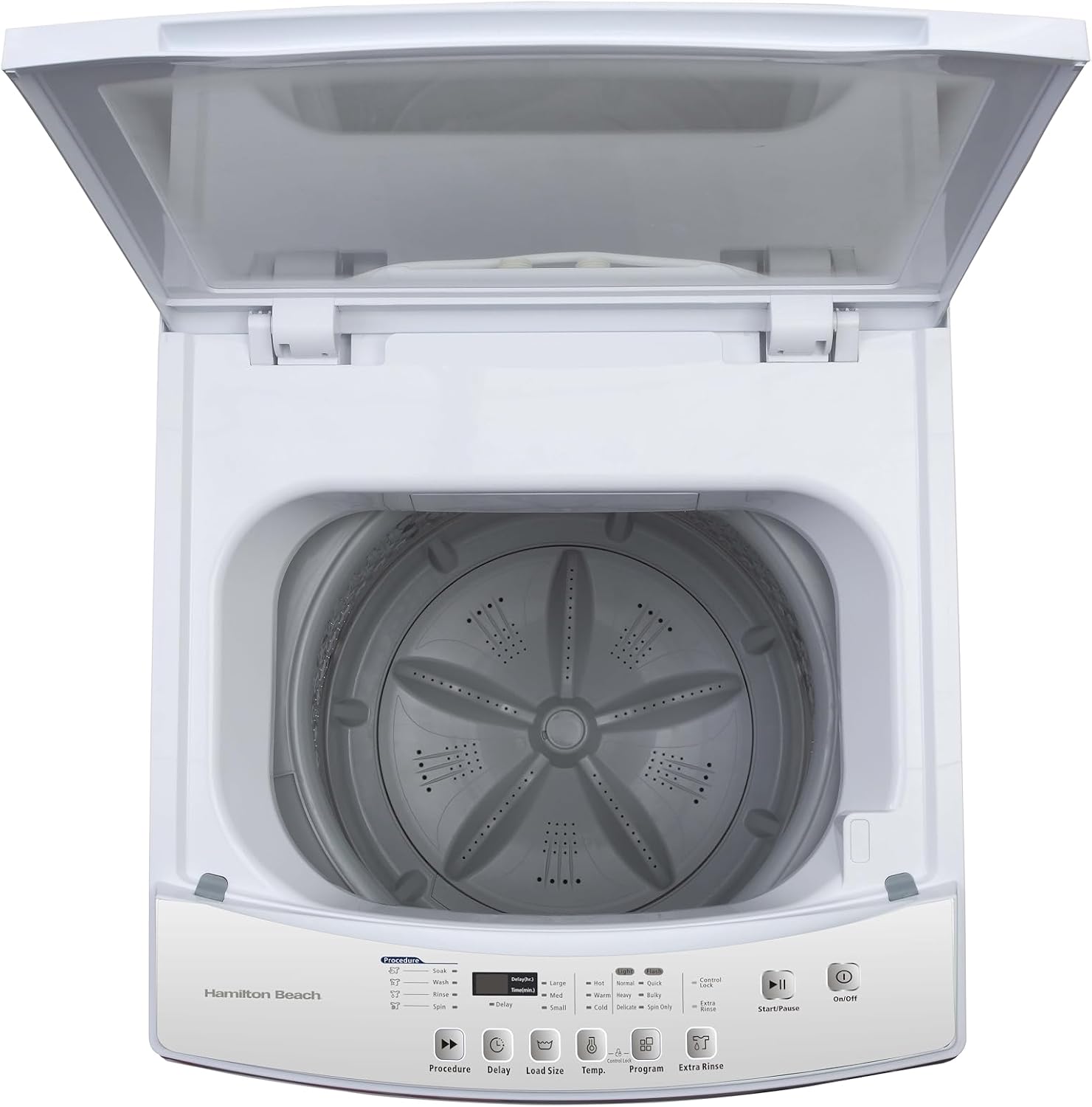 HAMILTON BEACH RPW302 Portable Washing Machine, 3.0 cu ft, White