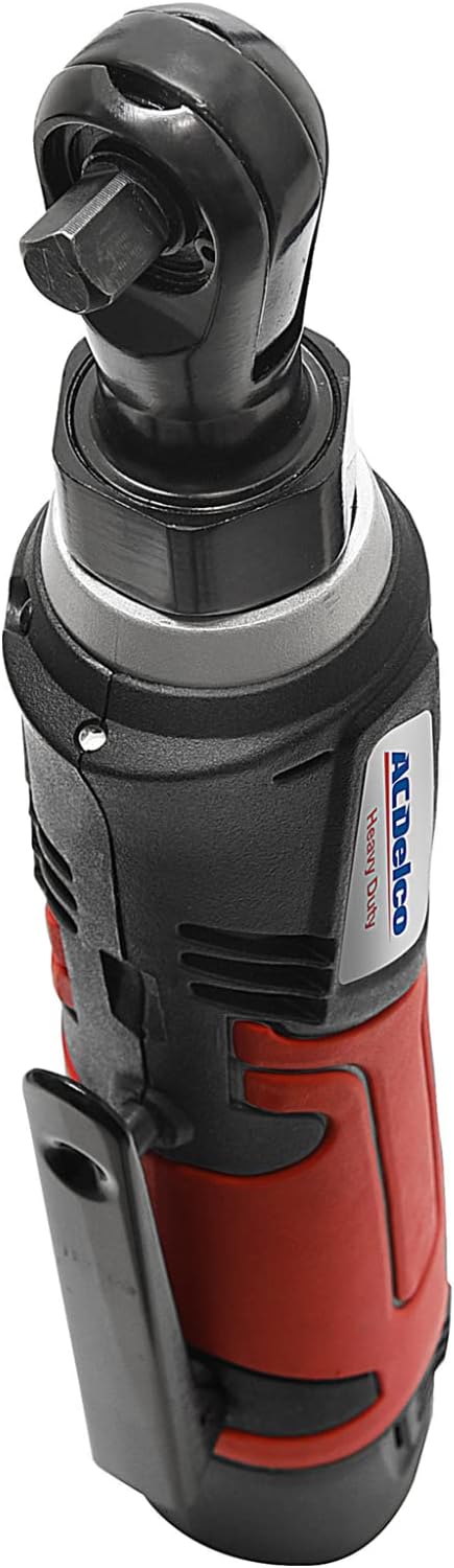 ACDelco G12 Series 12V Li-ion Cordless Rachet & Impact Wrench Combo Tool Kit with 3/8' Drive, LED Lights, Batteries & Chargers