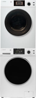Equator Matching Laundry Set 110V ONE OUTLET 15 Lb Washer 1.62 cu.ft+13Lb Vented Dryer 3.1cu.ft