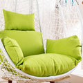 Thick Hanging Basket Chair Bench Cushion Pad，Egg Hammock Chair Swing Chair Seat Pad，Hanging Egg Chair Cushions，Soft Patio Hanging Chair Cushion Pad(Green)