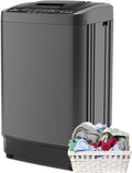 Portable Washing Machine 17.8lbs, 2.4 Cu.ft Full Automatic Washing Machine with Drain Pump, Portable Washer with 10 Wash Programs & 8 Water Levels for Apartment, Home, Dorm, RV