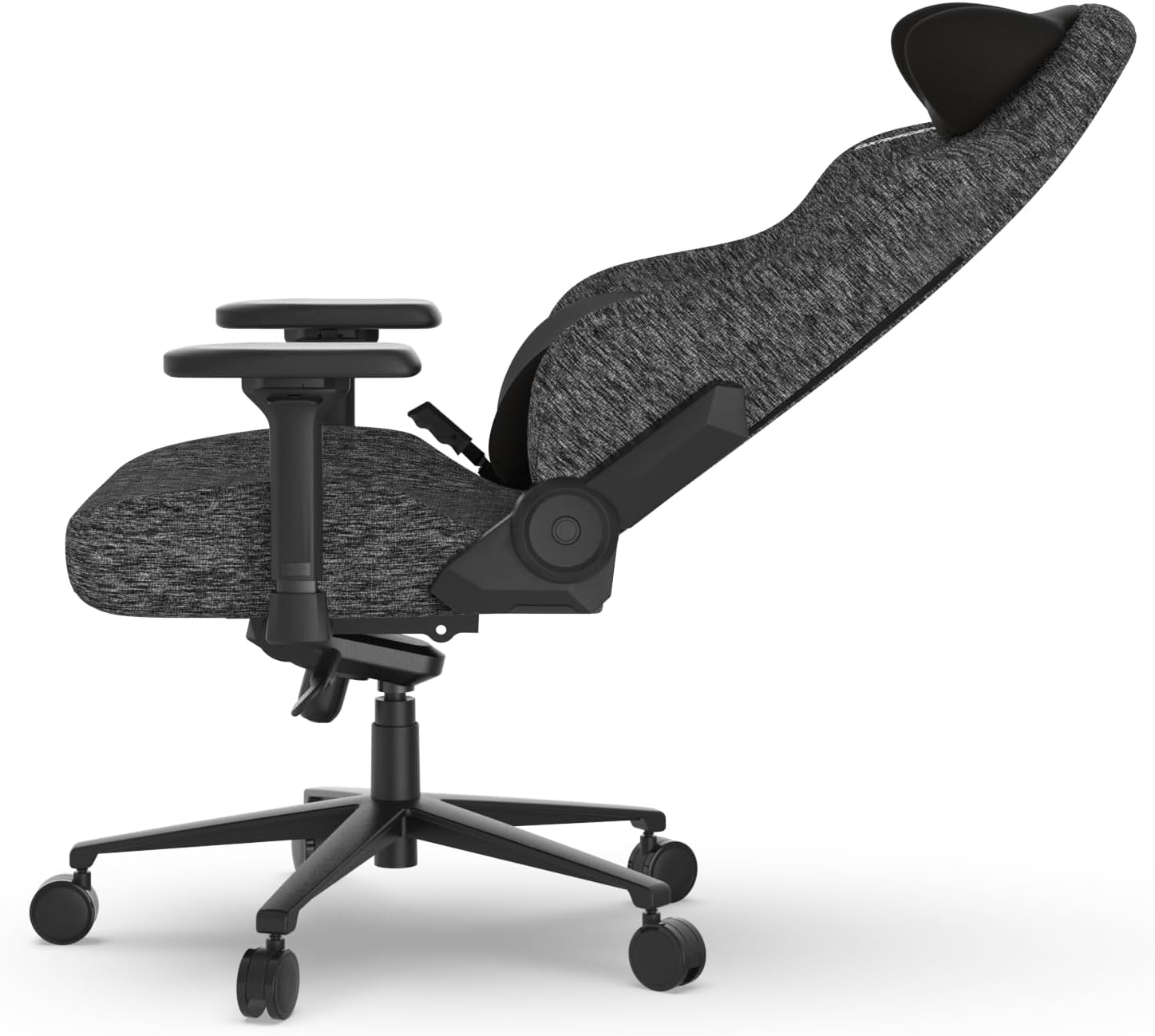 DXRacer Craft XL Video Gaming Chair for Adults, Ergonomic Office Reclining Computer Chair with Magnetic Head Pillow and Lumbar Support, Racing Style Height Adjustable (Woven Fabric, Gray)
