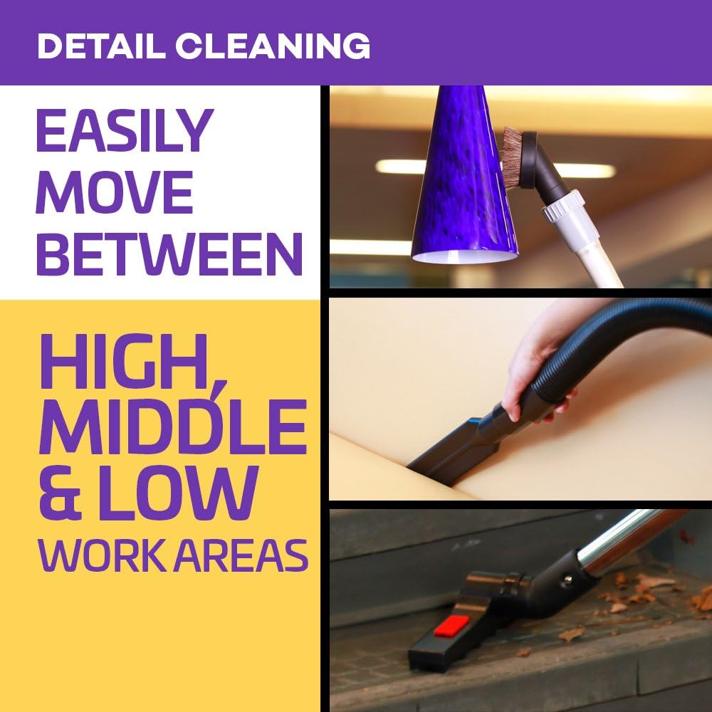 ProTeam Wet Dry Vacuums, ProGuard 4 Portable, 4-Gallon Wet Dry Vacuum Cleaner with Tool Kit