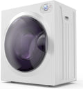 ROVSUN 2.6 Cu.Ft Portable Clothes Dryer, 1400W Fast Drying Front Load Tumble Laundry Dryer with Stainless Steel Tub & LCD Control Panel Six-Mode for Apartment, Home, Dorm