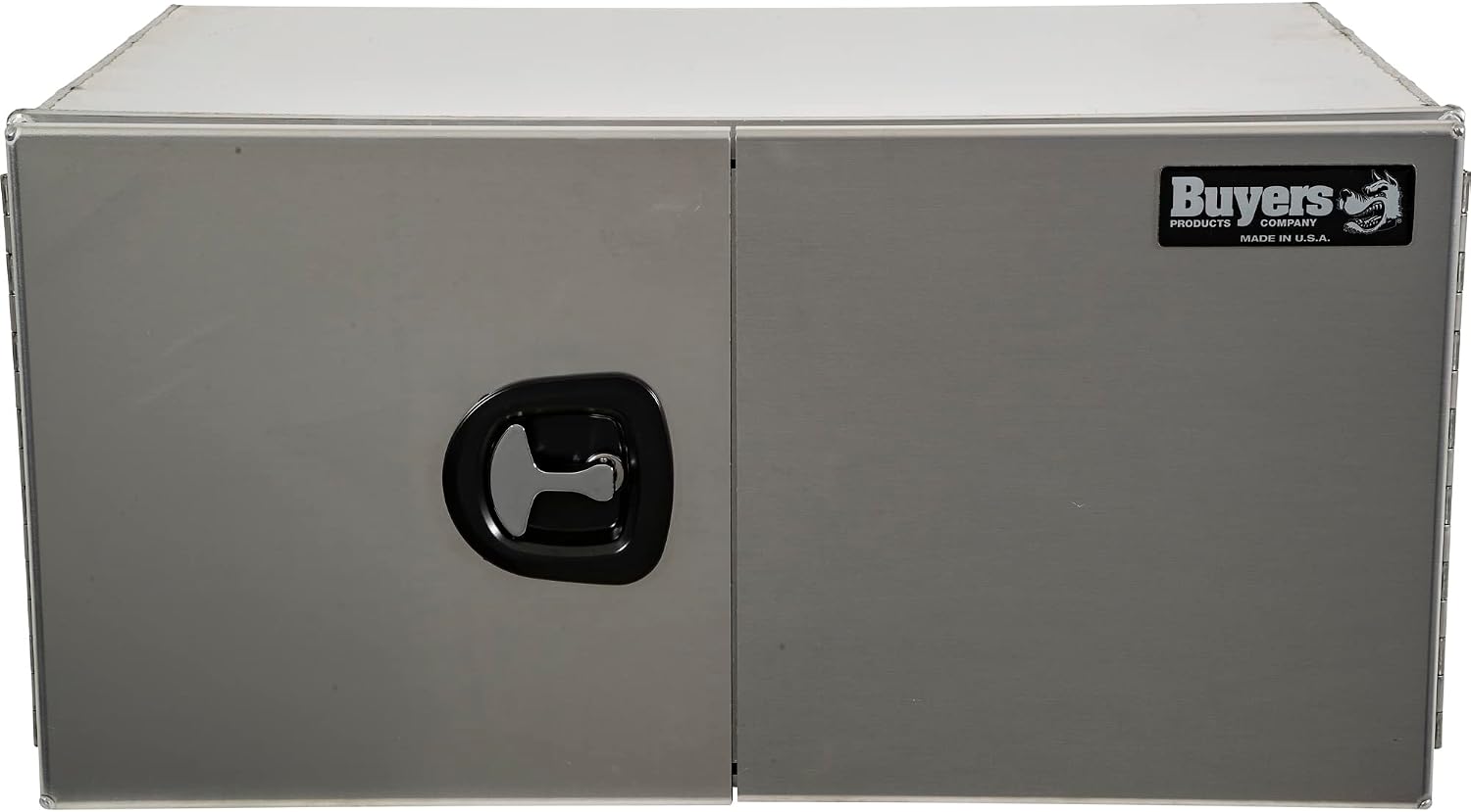 Buyers Products 1705420 Silver Pro Series Smooth Aluminum Underbody Truck Box with Barn Door, 18x24x36 Inch, Durable Vehicle Tool Box for Storage and Organization