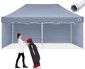 ABCCANOPY Premium Canopy Tent Commercial Instant Shade 10x20 Premium-Series, Gray