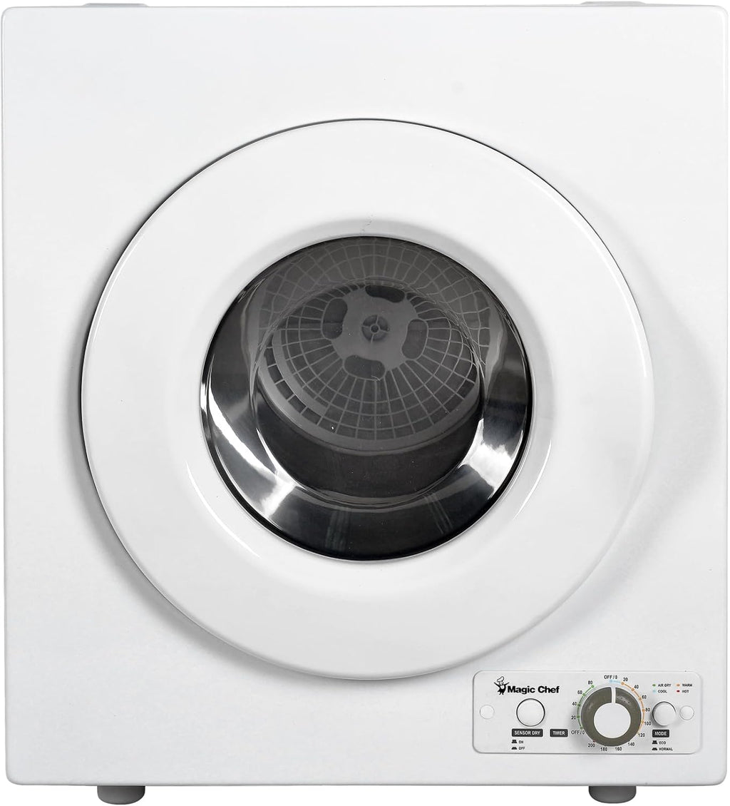 2.6 cu. ft. White Compact Electric Dryer