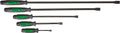 Mayhew Tools 61366GN Dominator Pry Bar Set, 8', 12', 17', 25' & 31' Curved Pry Bars, Green
