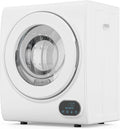ROVSUN Portable Clothes Dryer, 110V 850W High End Front Load Laundry Tumble Dryer, 1.5 cu.ft Electric Dryer with Stainless Steel Tub & LCD Touch Panel for Apartment, Dorm