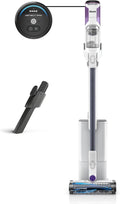 SHARK IW3525Q Detect Pro Auto-Empty System - Lightweight Cordless Stick Vacuum for Pet Hair with HEPA Filter, Odor Neutralizer, Portable Handheld, Charging Dock, Tools (Renewed) (White + Purple)