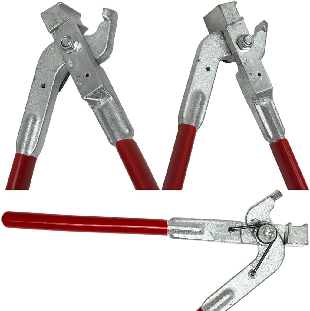 Radiator Repair Pliers & Clamps Bundle- Combo Opening & Closing Pliers and Two J-Clamps tools for Radiator Repair kit, 4pcs total - AM Worldwide