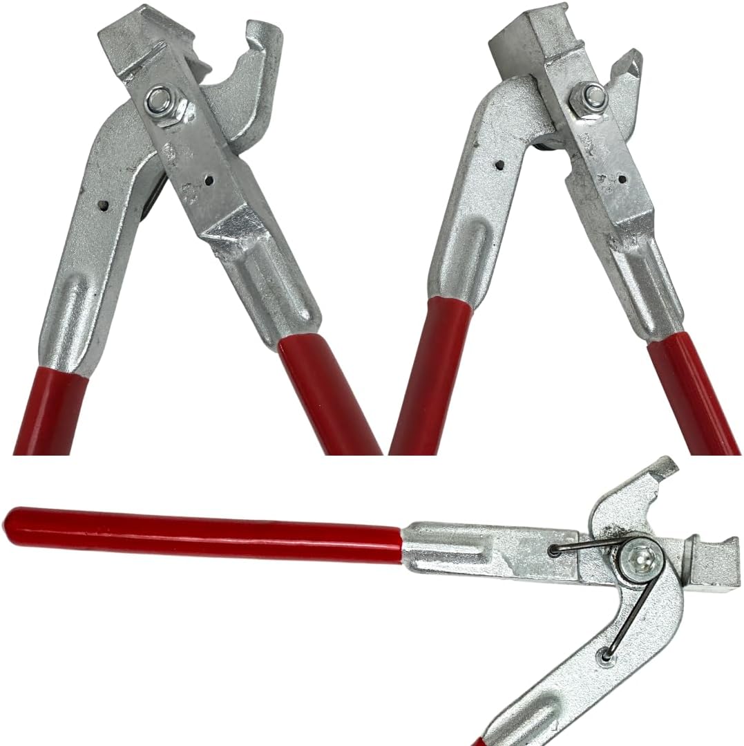 Radiator Repair Pliers & Clamps Bundle- Combo Opening & Closing Pliers and Two J-Clamps tools for Radiator Repair kit, 4pcs total - AM Worldwide