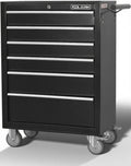 6-Drawer Rolling Tool Chest with Locking Wheels & Drawers, 13' D x 24.2' W x 36.6' H Mobile Tool Storage Cabinet, Heavy-Duty Garage Organizer with Ergonomic Handle