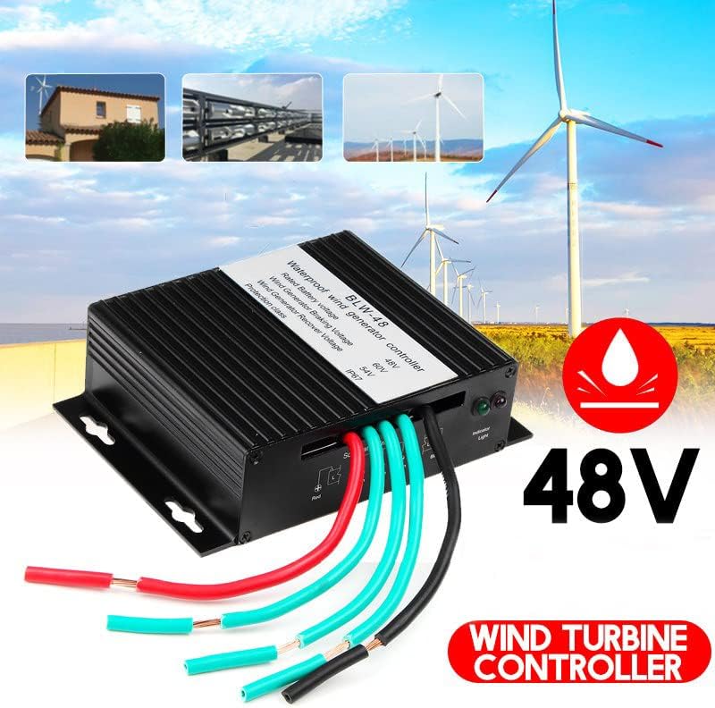 3000W-6000W Wind Solar Hybrid Controller for 12V 24V 48V Systems, Includes Dump Load for Efficient Outdoor Camping with Wind Turbine Generators