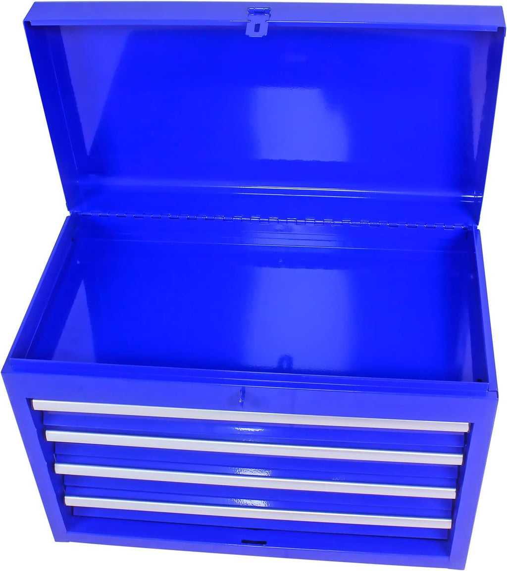 5 Drawers, Portable Rolling Box On Wheels, High Capacity Tool Chest Organizer for Garage, Workshop, Home Crafts Use Blue, Large