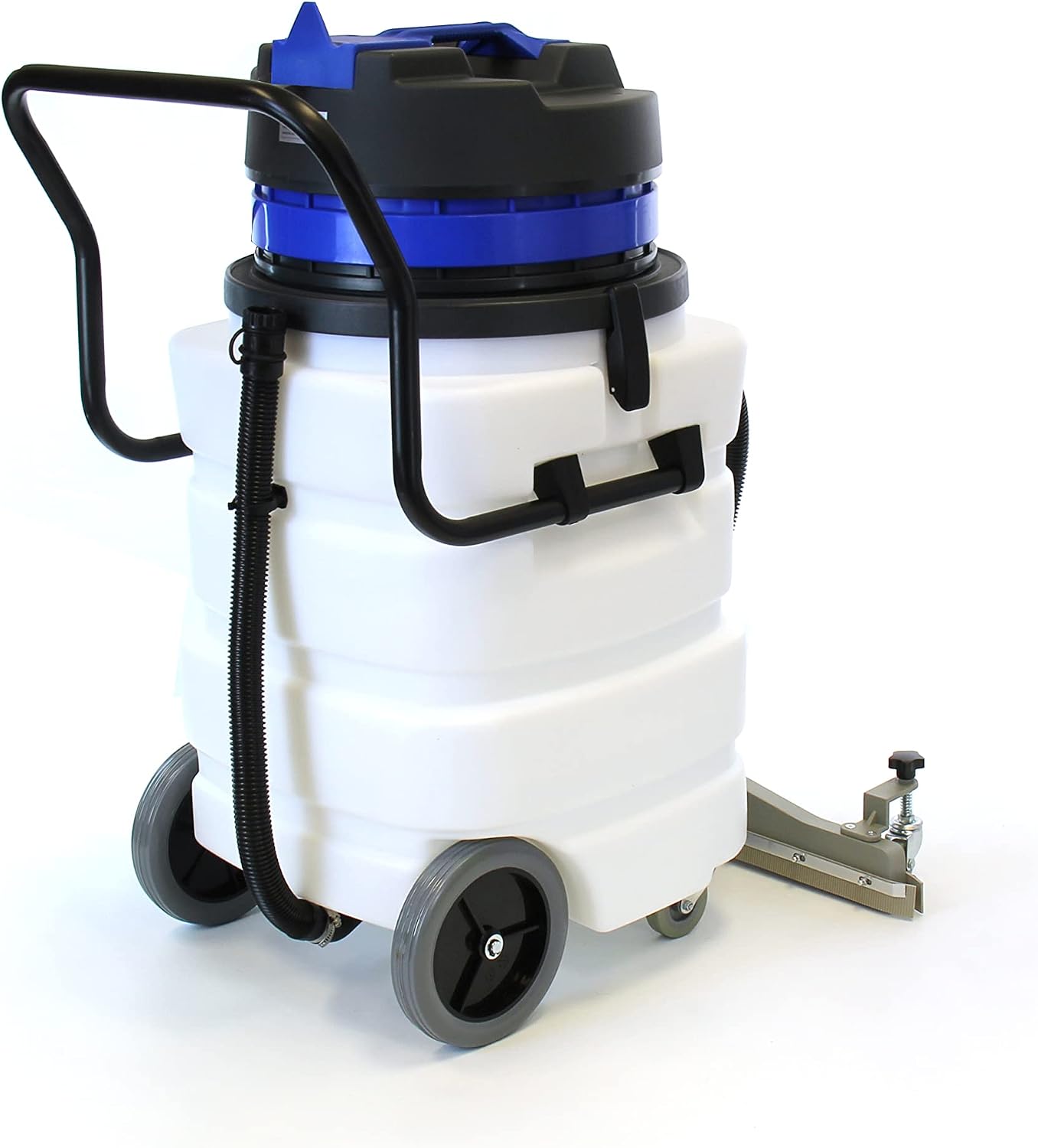 Industrial Vacuum Cleaner Wet/Dry - 2 Motors - Front Squeegee - 24 Gallon