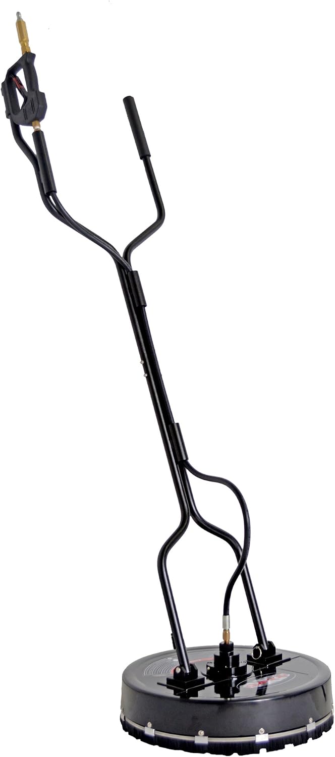 Simpson Cleaning 80182 Universal 20' Industrial Pressure Washer Surface Cleaner for Hot and Cold Water Machines, 3/8' Quick Connection, Recommended min 3450 PSI up to max of 4500 PSI, Black