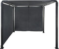 Sojag Outdoor 8' x 8' Dunwich Pergola Open Gazebo, Grey