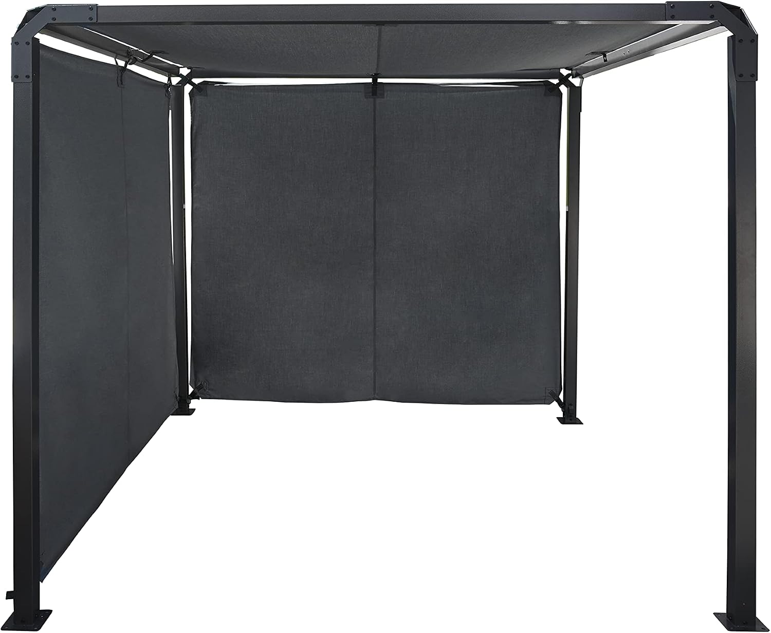 Sojag Outdoor 8' x 8' Dunwich Pergola Open Gazebo, Grey