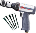 Ingersoll Rand 123MAXK Vibration Reduced Air Hammer 5-Piece Chisel Set, 3,530 BPM, 2-5/8' Stroke, Round Shank