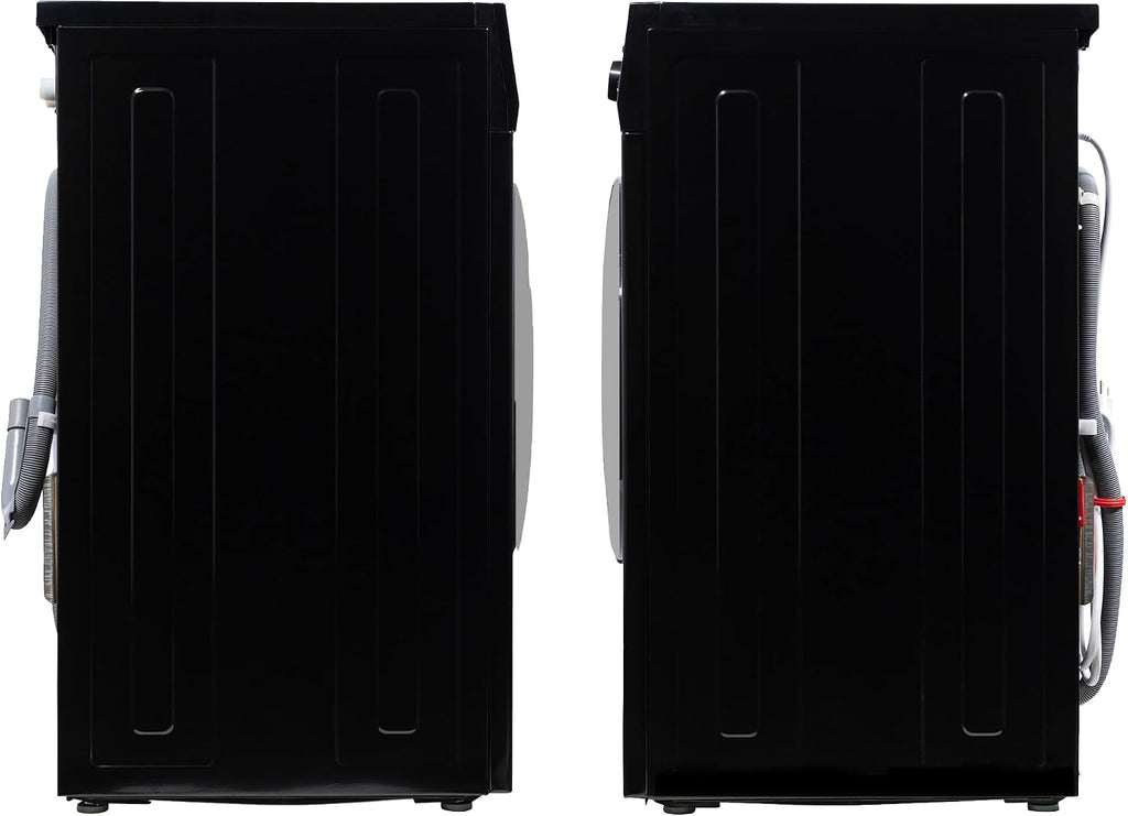Equator 24' Original 110V Ventless Compact Combo Washer Dryer 1.6 cu.ft./15 lbs FULLY BUILT-IN 1400 rpm in Black