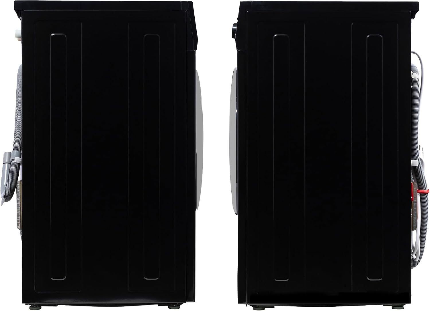Equator 24' Original 110V Ventless Compact Combo Washer Dryer 1.6 cu.ft./15 lbs FULLY BUILT-IN 1400 rpm in Black