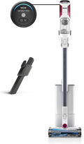 SHARK IW3525Q Detect Pro Auto-Empty System - Lightweight Cordless Stick Vacuum for Pet Hair with HEPA Filter, Odor Neutralizer, Portable Handheld, Charging Dock, Tools (Renewed) (White + Magenta)