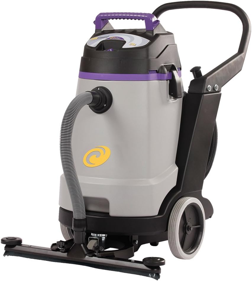 ProTeam Wet Dry Vacuums, ProGuard 20, 20-Gallon Commercial Wet Dry Vacuum Cleaner with Tool Kit and Front Mount Squeegee