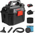 Shop-Vac 5430023 20V Cordless Wet/Dry Vacuum, 2 Gallon, 1.5 Inch Diameter x 5 Foot Hose, Portable Design for Quick Cleanups in Home and Garage