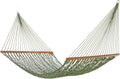 Original Pawleys Island Large Meadow DuraCord Rope Hammock – 13 ft. x 55 in., 2-Person, 450 lb Capacity, Oak Spreader Bar, Zinc-Plated Hardware, Handcrafted in the USA