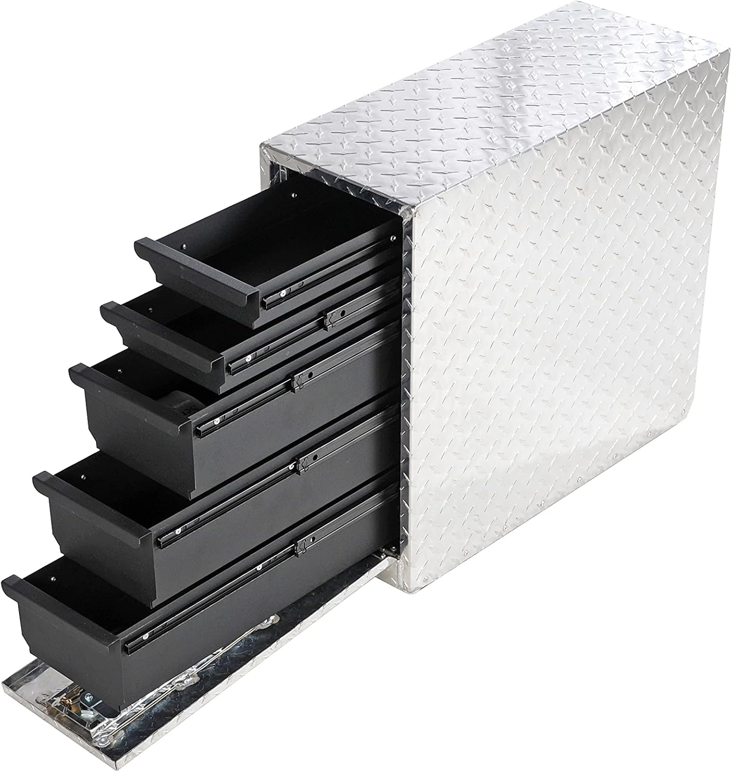 Dee Zee DZ95DA Aluminum Wheel Well Tool Box w/ Drawers