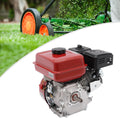4-Stroke Gas Powered Engine,212cc Pull Start Petrol Engine w/Fuel Tank,3000W 7.5HP Horizontal Air Cooled Home-use Gas Engine For Water Pumps,Vibrators,Generators,Puffers,Threshers etc.