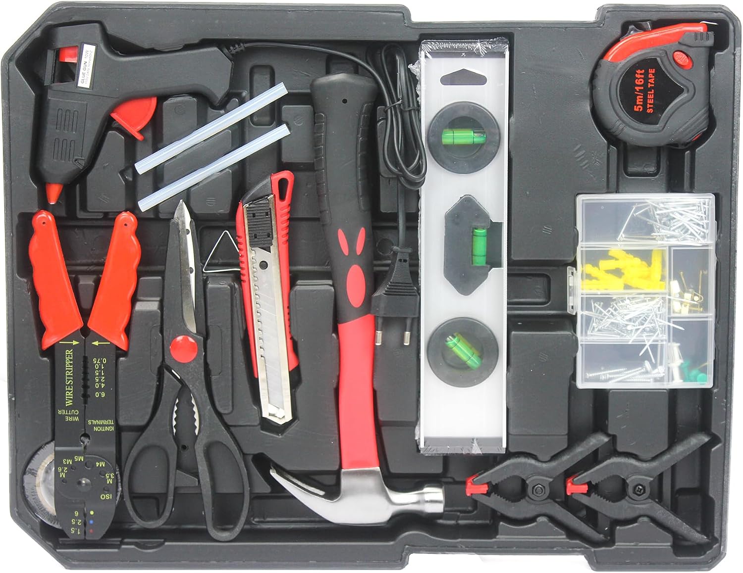 899pcs Artman Tool Set Tool Set Mechanics Kit, General Household Hand Tool Set for Home, Rolling Tool Box with Wheels - Perfect for Craftsman, Diyer, Handyman (White)