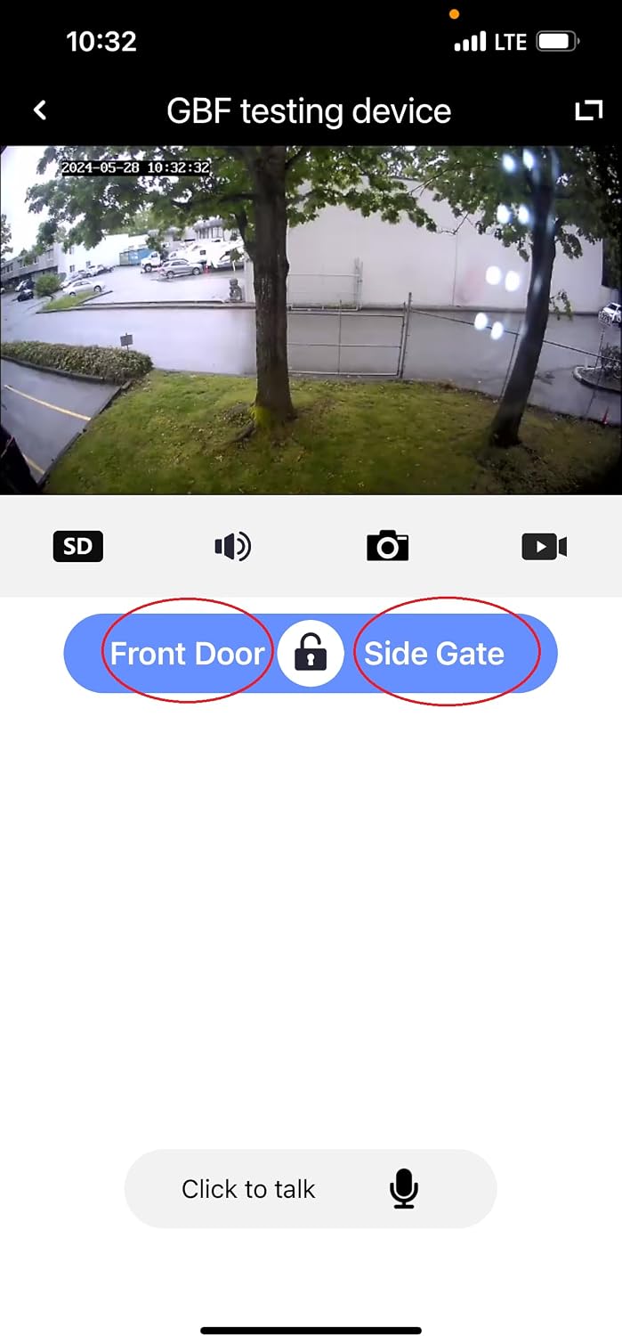 GBF Smart Video Door Station/Smart Video Intercom System for 8 Units Apartment (Surface Mounted)- GBF-PL963PM8U, 1080P Camera, Built in POE, Control Two Locks remotely, Built-in RFID Reader