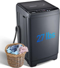 Anypro Washing Machines 27 LBS Full Automatic Clothes Washer and Spinner Combo with 10 Program and 8 Water Level, Laundry Wash Spin Dryer for Apartment RV Dorm, Grey