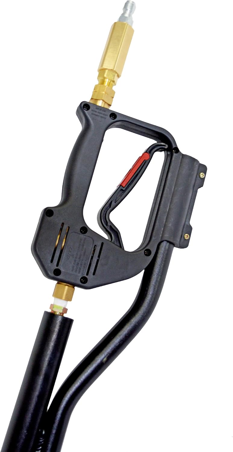 Simpson Cleaning 80182 Universal 20' Industrial Pressure Washer Surface Cleaner for Hot and Cold Water Machines, 3/8' Quick Connection, Recommended min 3450 PSI up to max of 4500 PSI, Black