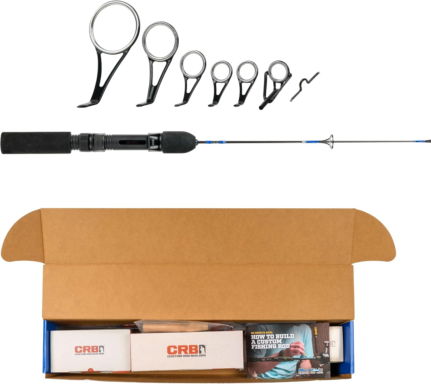Mud Hole All-in-One Fishing Rod Building Kit with Tools, Components, and Supplies