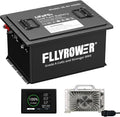 FLLYROWER Golf Cart Lithium Battery 36V 105AH with 16500 Deep Cycles and BMS Lifepo4 Battery 36V Grade A Cells Include 20A Charger and Monitor for Golf Cart