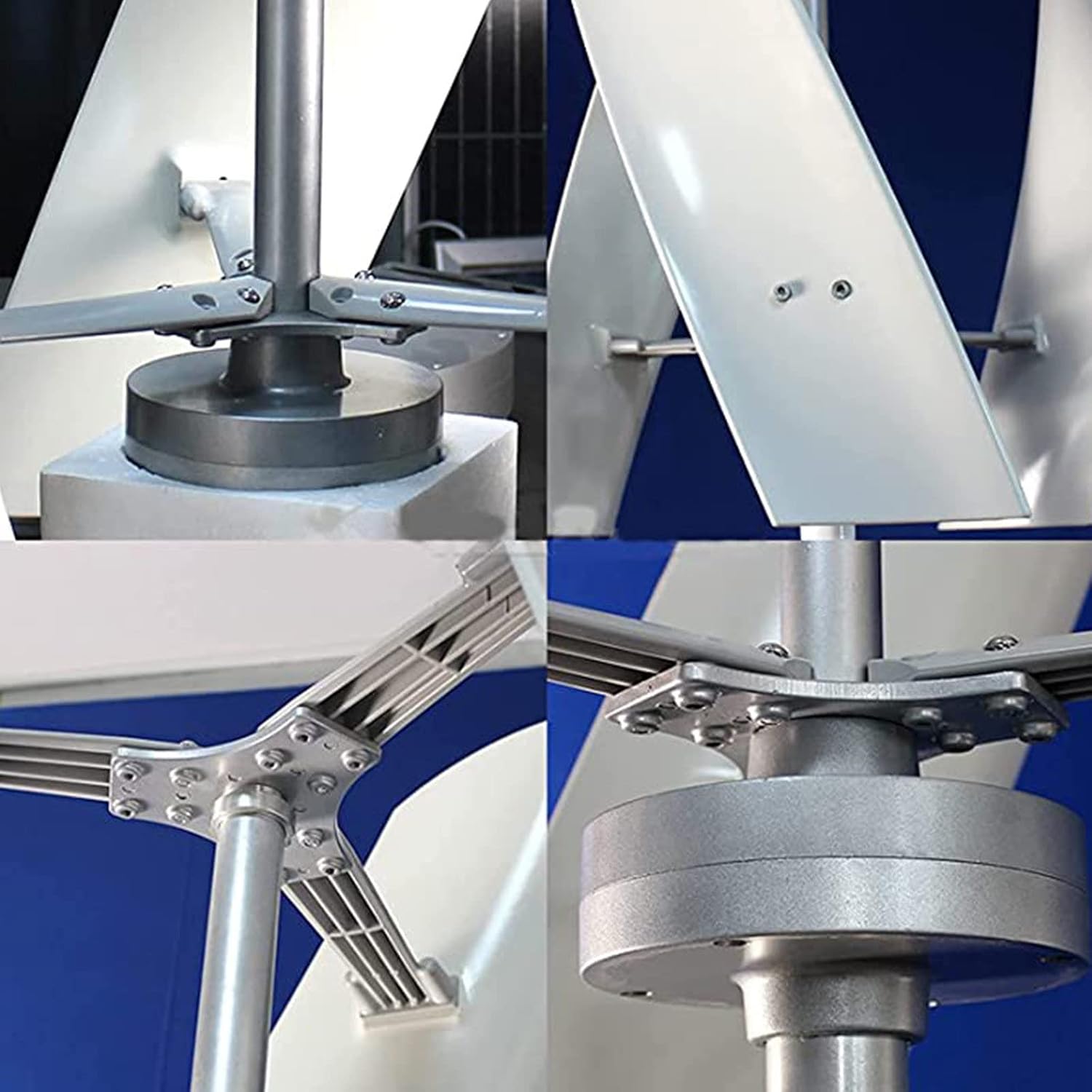 Vertical Axis Wind Turbine Generator, 3000W 220V 12V 24V 48V Spiral Wind Turbine Generator Light and Portable Wind Turbine for Home Use Vertical Axis Wind Turbine for Home Camping,24V
