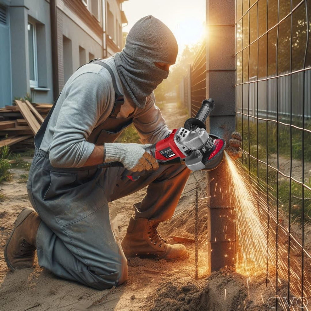 NEW! 20-Volt Lithium-Ion Cordless Combo Kit (Complete Power Tool Bundle) with 20V Cordless 4-1/2 in. Slide Switch Angle Grinder, 20V 5Ah Battery & 20V Rapid Charger - Fits All BAUER 20 Volt Tools