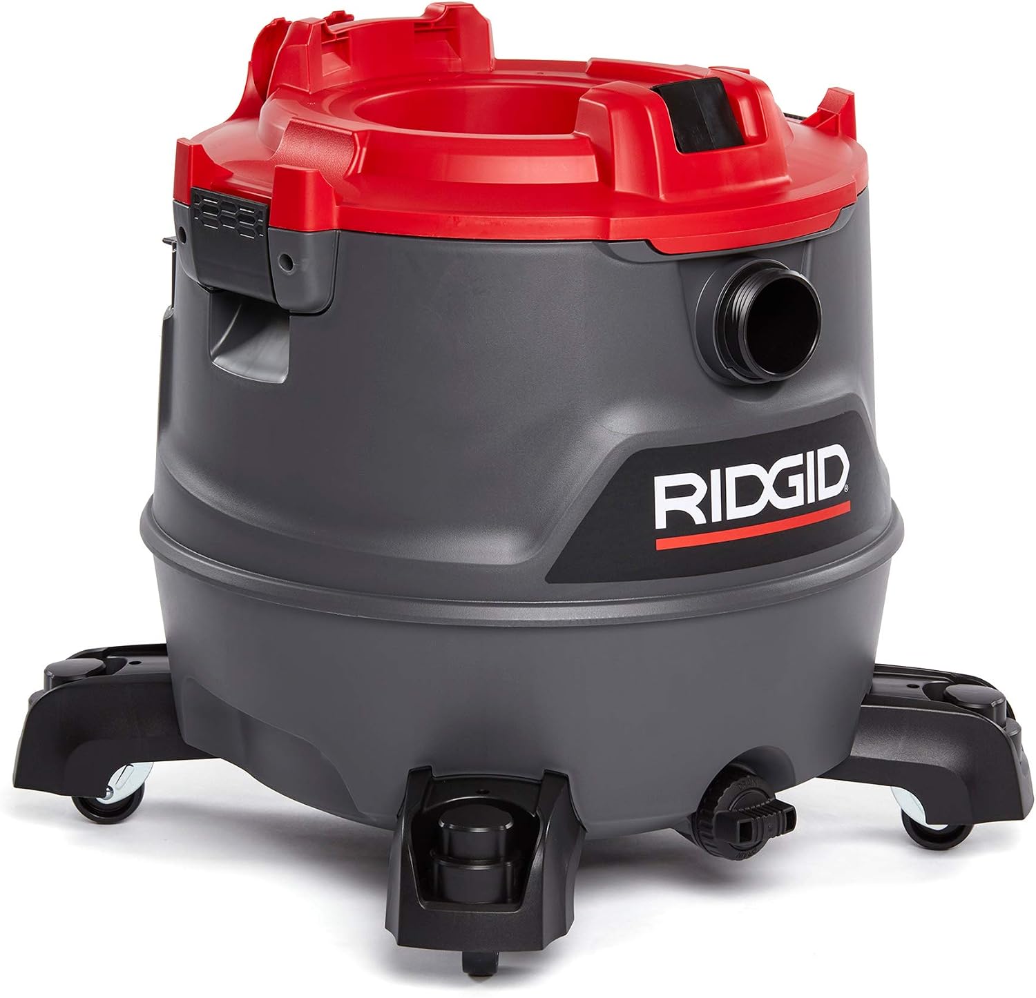 RIDGID 62723 Red 16 gallon RT1600 Wet/Dry Vacuum, Dark Gray and Red
