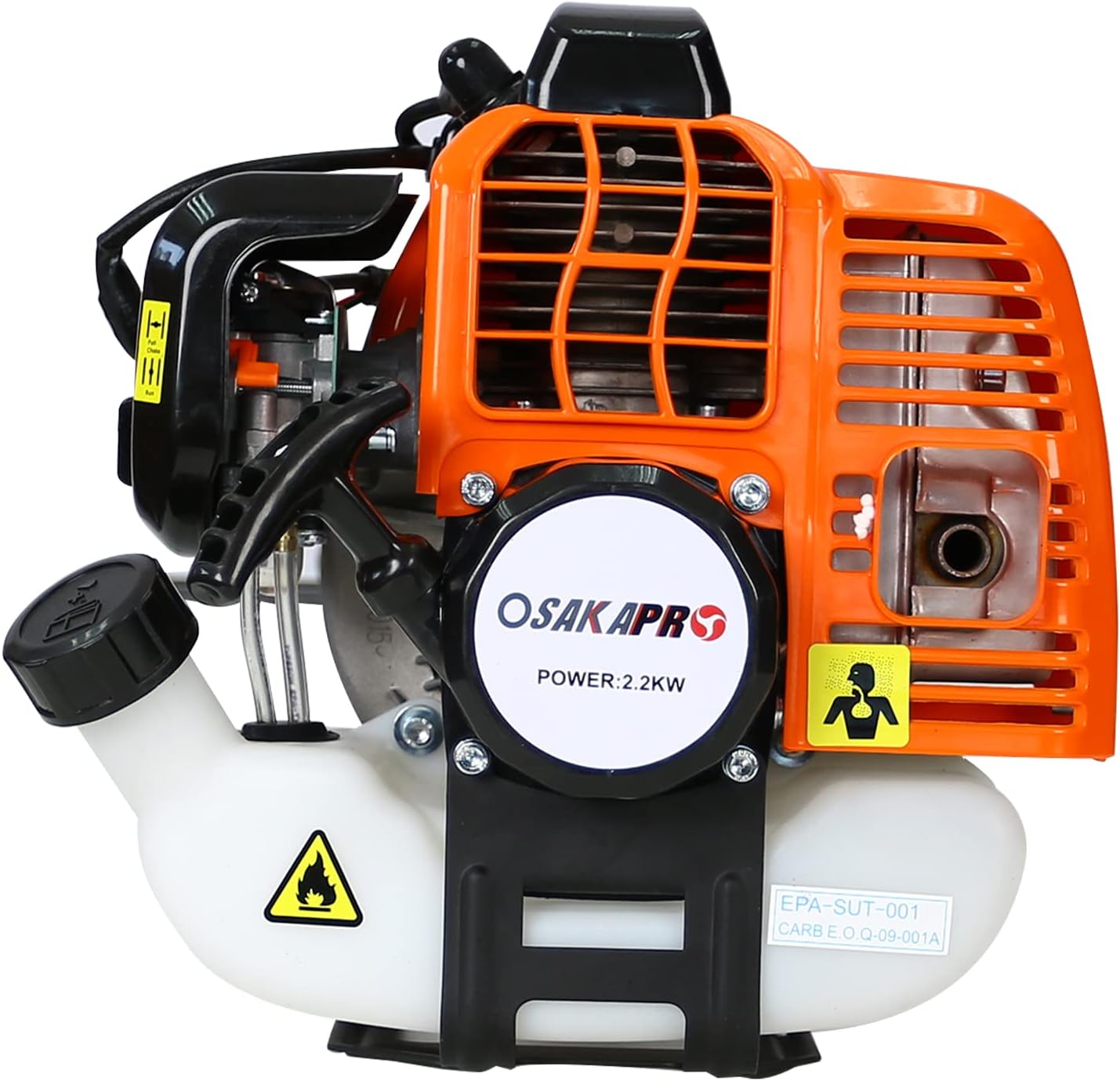 52cc 2-Cycle Gas Multi-Trimmer | 6-in-1 String Trimmer w/Rotatable Pole Saw, Weed Eater Weed Wacker, Brush Cutter & Hedge Trimmer Gas for Lawn, Yard, Garden Care, All-in-one Garden Tool
